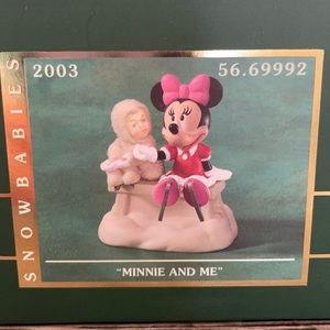 Snowbabies The Guest Collection Disney Showcase “Minnie and Me” NWT
